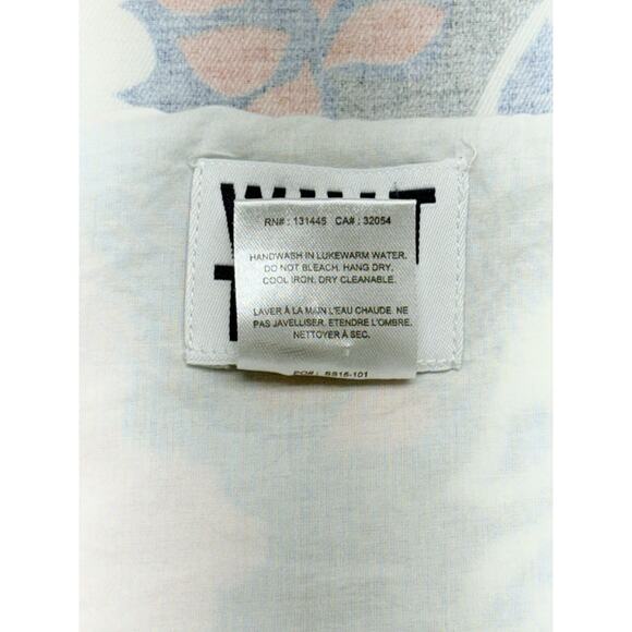 Anthropologie Whit Two Pink Floral Petal Cross Back Dress Tiki 4 - Picture 9 of 10